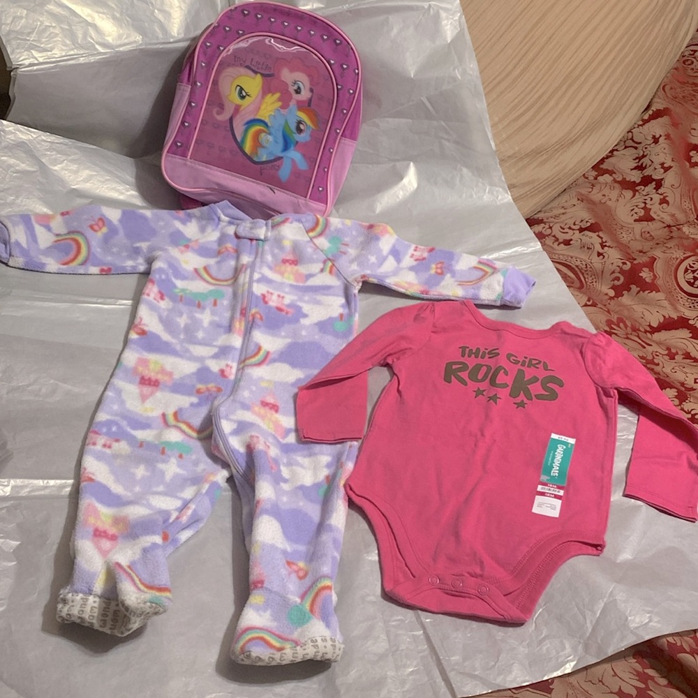 Wonder Kids, Garanimals, My Little Pony bookbag bundle: size:18 months